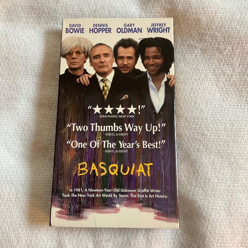 Basquiat VHS Tape Art Film Vintage